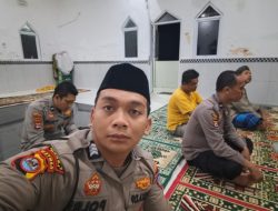 Lebih Konsisten, Polsek Cimarga Polres Lebak Laksanakan Sholat Subuh Berjamaah Di Musholla Al Bara Cimarga