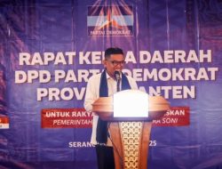 Gubernur Andra Soni Hadiri Pembukaan Rakerda Partai Demokrat Provinsi Banten