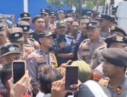 Polres Pandeglang Gelar Pengamanan Aksi Unjuk Rasa Nelayan Labuan Terkait Insiden Laka Laut