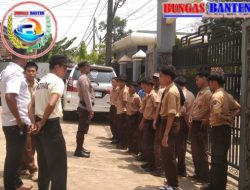Polsek Bojong Polres Pandeglang Berikan Bina’an Kepada Siswa-siswi SMKN 4 Pandeglang
