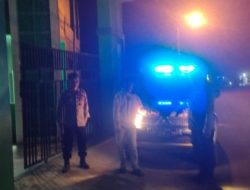 Giat Patroli Malam Anggota Polsek Cimarga Polres Lebak di Jalan Raya Lewidamar – Cimarga