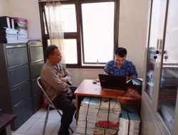 Kanit Binmas Polsek Cimarga Polres Lebak Silaturahmi Ke Kantor Kecamatan Cimarga