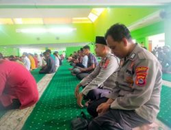 KSPKT I Polsek Rangkasbitung Polres Lebak Melaksanakan Giat Jumling di Masjid Agung Al-A’Raf Rangkasbitung