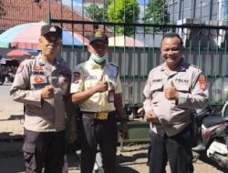 Polsek Rangkasbitung Polres Lebak Giat Patroli Temui Satpam RSUD Adjidarmo