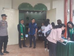 Polsek Rangkasbitung Polres Lebak Patroli dan Sapa Jemaat Gereja Pasundan