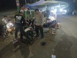 Hampiri Remaja Nongkrong,Polsek Rangkasbitung Polres Lebak Giat Patroli dan Berikan Imbauan Kamtibmas