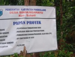Pembangunan TPT di Desa Sindanghayu untuk PIP Diduga Tak Jelas dan HOK Sangat Murah   