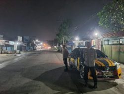 Polsek Rangkasbitung Polres Lebak Patroli Mobile di Seputaran Jalan Cempa