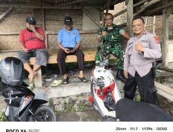 Anggota Polsek Rangkasbitung Polres Lebak Hampiri Pengemudi OJeg Pangkalan