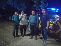Anggoa Polsek Cimarga Polres Lebak Melaksanakan Giat Patroli Malam di Jalan Raya Leuwidamar-Cimarga