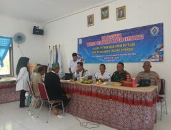 Kanit Binmas Polsek Rangkasbitung Polres Lebak Hadiri Giat Musdes di Desa Cimangeunteung