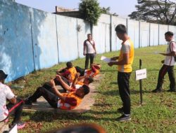 Kabag SDM Polres Lebak Pimpin Ujian Kesamaptaan Jasmani dan Bela Diri Polri Semester II Tahun 2025