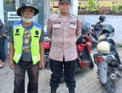 Kanit Samapta Polsek Rangkasbitung Polres Lebak Temui Jukir di Depan BTN Rangkasbitung