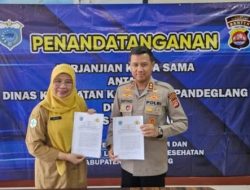 Polres Pandeglang dan Dinkes Teken PKS, Wujud Sinergi Kesehatan dan Penegakan Hukum