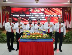Polda Banten Gelar Syukuran Hari Jadi Fungsi Reserse Polri ke-78 Tahun 2025