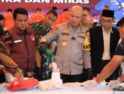Polda Banten Musnahkan 12 Kg Narkoba dan Ribuan Botol Miras