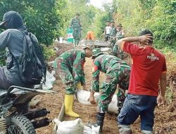TNI Bangun 10,5 Km Jalan di Sulteng Hanya 1 Bulan, Kolaborasi Dengan Warga