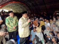 Tinjau Posko Pengungsian di Takengon – Aceh, Prabowo Pastikan Warga Tidak Sendiri