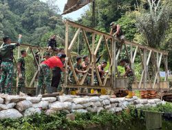 Percepat Pemulihan Aktivitas Masyarakat Terdampak Bencana, Pembangunan Jembatan Terus Dikebut