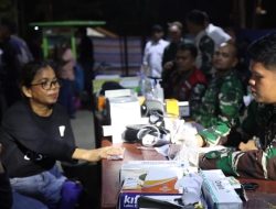 Malam Tahun Baru di Posko Pengungsian Batu Hula Meriah: Warga Cek Kesehatan, Anak-anak Dapat Mainan