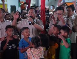 Pengungsi Senang Prabowo Rayakan Tahun Baru di Posko Batu Hula: Mudah-mudahan Terus Dibantu