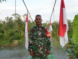 Inilah Jembatan Gantung yang Selamatkan Anak-anak dari Arus Deras Sungai Cipalebuh Garut