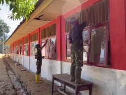 Sekolah dan Tempat Ibadah di Sumut Berangsur Dibersihkan TNI, Sebagian Besar Sudah Rampung