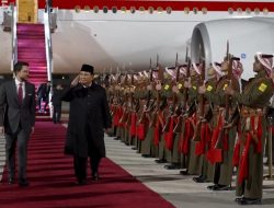 Prabowo Tiba di Yordania, Disambut Jet Tempur F-16 dan Putra Mahkota Kerajaan