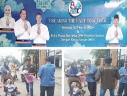 Program Kerja Bulan Ramadhan, DPW IWO Indonesia Banten Bagikan Takjil