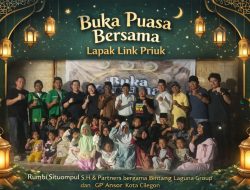 Walau Kondisi Darurat, Warga Lapak Priuk-Cilegon Bisa Berbuka Puasa Bersama.