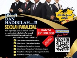 Wujudkan Keadilan Rakyat: LBH MK Buka Pendaftaran Sekolah Paralegal 2026