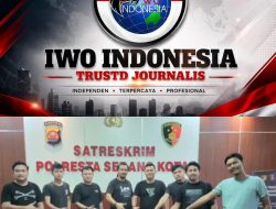 IWO-I Banten Apresiasi Kerja Polresta Serang Kota, Tangkap Pelaku yang Mengaku Buser