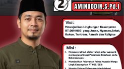 Jangan Lupa Coblos Nomor 2: Aminuddin, S.Pd.I, Calon Ketua RT 009/003 lingkungan Kasunyatan-Kota Serang