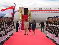 Disambut Tarian dan Pasukan Jajar Kehormatan, Prabowo Tiba di Filipina untuk Hadiri KTT ASEAN