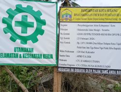 Aktivis Serang Utara, Pekerjaan Beton Rekontruksi Jalan Masigit – Terumbu minta Dibongkar