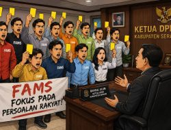 Kartu Kuning untuk Ketua DPRD Kabupaten Serang, Rakyat Butuh Solusi Nyata