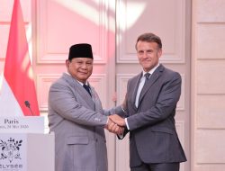 Prabowo dan Macron Sepakat Dukung Solusi Dua Negara untuk Palestina