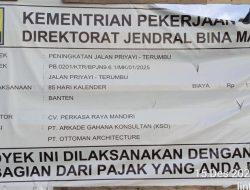Diduga Tidak Penuhi Standar Teknis dan Lemahnya Pengawasan, Proyek Jalan Beton Priyayi – Terumbu Rp11,3 milyar Retak