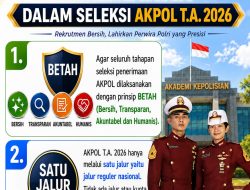 Polri Pastikan Tidak Ada Kuota Khusus pada Penerimaan Taruna Akpol T.A 2026