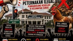 GCMB Gelar Aksi Tuntut Peternakan di Curug Disegel