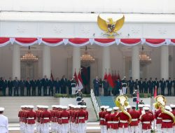 Diiringi Tari Enggang, Prabowo Sambut Hangat Presiden Belarus di Istana Merdeka