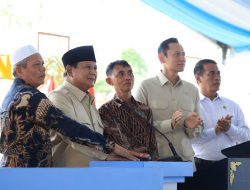 Resmikan Lima Bendungan, Prabowo: Saya Yakin Kita Akan Jadi Lumbung Pangan Dunia