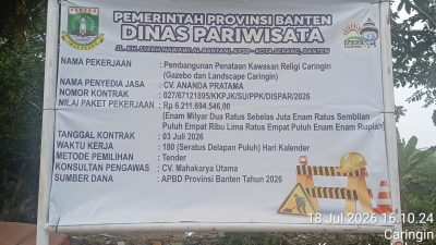 Penawaran Lebih Rendah Diabaikan, Kontrak Sudah Ditandatangani dan Sedang Dikerjakan