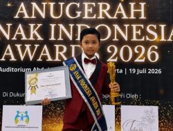 Siswa SDN Banjarsari 5 Kota Serang, Omar Al Farabi Raih Anugrah Anak Indonesia Awards 2026