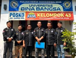 LPPM Universitas Bina Bangsa Laksanakan Monev KKM Kelompok 43 di Desa Sukamaju – Cikeusal