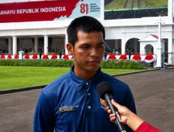 Bangga Gabung Paskibraka, Nasionalisme Fatih Bergelora Kibarkan Sang Merah Putih di Istana