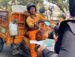 Abu Anak Krakatau Mengancam Pengendara, 3.000 Masker Gratis Dibagikan