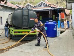 RESPONS CEPAT LANAL BANTEN DUKUNG KETERSEDIAAN AIR BERSIH BAGI 165 KK WARGA SURALAYA