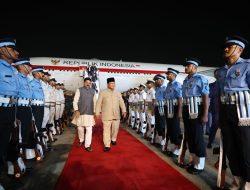Prabowo Tiba di New Delhi, Siap Perkuat Peran Indonesia di KTT ke-18 BRICS