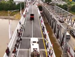 Jembatan Krueng Tingkeum Beroperasi Pascabencana, Jalur Logistik Aceh-Sumut Kembali Normal